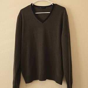 SCP VNECK 2 play cashmere sweater size xl